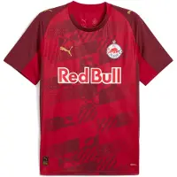 Puma Hommes, Maillot de football, RBS Troisième Maillot Réplique (L), Beige, Or, Rouge, L