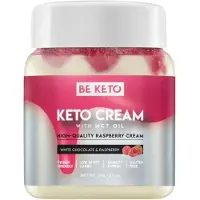 BeKeto Crème Keto au chocolat blanc et à la framboise 250g
