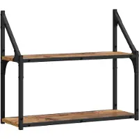 vidaXL Étagère Murale Bois ancien 60 x 21 x 51 cm Bois d'ingénierie