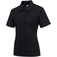 Portwest B209 Damen Naples Polo-Shirt Black Gr. XL