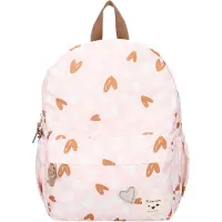 Kidzroom Sac à dos Turin Loving Days avec un adorable imprimé cœur allover Pink One Size