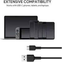 Aukey Câble de connexion USB vers Lightning CB-CD30 noir 90 cm