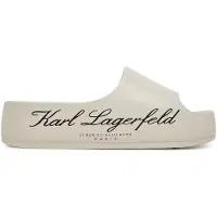 Karl Lagerfeld Pantoufles de plage KL86000 VGT blanc cassé 36
