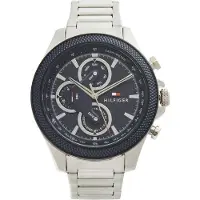 Tommy Hilfiger Clark 46 Mm Watch Argenté Homme