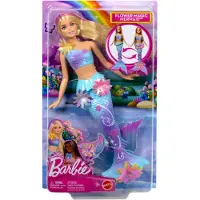 Barbie Poupée sirène avec fleurs épanouies, jeu sous-marin