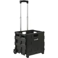 Keeeper 1019680000000 Diable de transport pliable "olli" avec boîte pliante, 45 litres