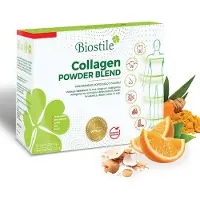 Biostile Collagen Powder Blend - 5 sources de collagène hydrolysé et de vitamine C