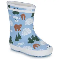 Aigle Bottes enfant BABY FLAC F PT2 garcons - Bleu - 22