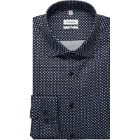 Seidensticker Chemise business 'Schwarze Rose' bleu clair / bleu foncé