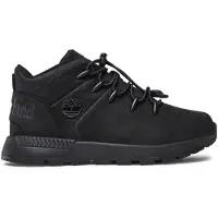 Timberland unisex pour enfant. TB0A2F7C0151 Sprint Trekker chaussures à lacets en cuir noir (32), Plat, Casuel, mode enfantine