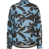 Kaffe Chemisier 'KAAmber' bleu ciel / gris clair / noir
