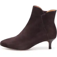 Woden Saga Zip S Heel Booties Marron EU 36 Femme