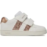 Geox Baskets basses enfant J ECLYPER GIRL filles - Blanc - 24