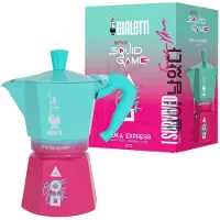 Bialetti Squid Game Throwing Knives Italian Coffee Maker 6 Cups Rose One Size / EU Plug 220V