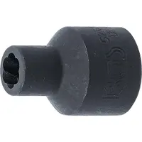 Bgs Douille profilée spiralée / Extracteur de vis Entraînement Carré intérieur 12,5 mm (1/2") SW 8 mm - 5269-8