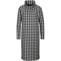 MADELEINE Robe gris clair / noir