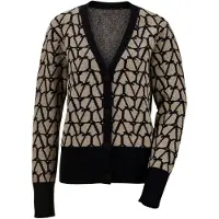 MADELEINE Cardigan brocart / noir