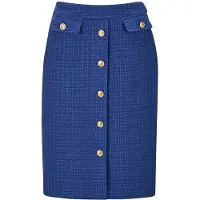 MADELEINE Jupe bleu roi