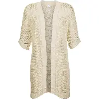 MADELEINE Cardigan blanc perle
