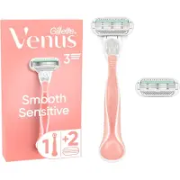 Gillette Rasoir Sensitive Smooth + 2 têtes de rasage
