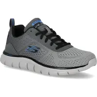 SKECHERS Baskets basses 'Track Ripkent' gris