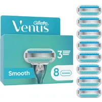 Gillette Lames de rasoir lisses 8 pièces