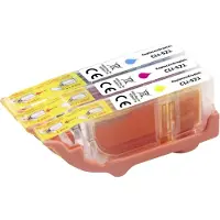 Renkforce Encre Combi Pack remplace Canon CLI-521 CMY (2934B010) Compatible Cyan (CMJN)