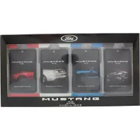 Mustang Ford Gift Set 20ml Red EDT + 20ml White EDT + 20ml Blue EDT + 20ml Black EDT