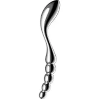 Satisfyer Star Force 1 - gode acier à boules - argent