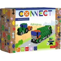 Trefl Briques connectées - Camion poubelle / Tracteur M