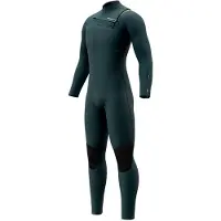 Mystic Majestic 4/3 Mm Long Sleeve Chest Zip Neoprene Suit Gris 2XL Homme