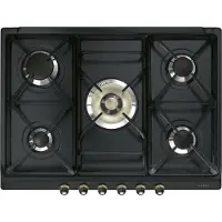 Smeg Cortina Sr775ao Gas Hob 5 Burners Noir