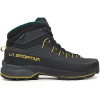 La Sportiva - Chaussures d'approche en GORE-TEX - TX4 Evo Mid GTX Carbon/Bamboo en Cuir - Taille 43,5 - Noir