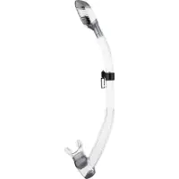 Cressi Dry Diving Snorkel Clair,Gris