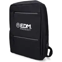 EDM Sac à Dos Bureau Noir élégant, Fonctionnel Et Polyvalent Pour Le Travail. -
