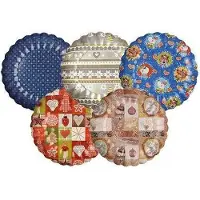Papstar 25 assiettes jetables Décorations de Noël (25x)