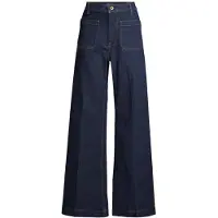 Ralph Lauren pour femme. 211977962001 Jean bootcut marine (27/32), Bleu, Casuel, Coton, Denim