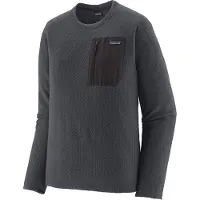 Patagonia - Polaire gaufrée à séchage rapide zippée - M's R1 Air Crew Smolder Blue pour Homme - Taille L - Bleu