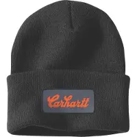 Carhartt Knit Cuffed Beanie Noir