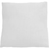 DecoByZorlu Coussins MISTRAL - Blanc - 45x45 cm