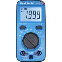Peaktech Multimeter, P 1071, 600 V AC/DC, NCV (CAT III 600V, Multimètre portable)