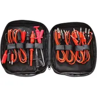 Peaktech Messzubehör-Set, P 8201, für Labornetzgeräte mit 4 mm Steckern