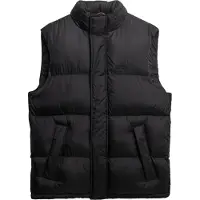 Superdry pour homme. M5012246A Gilet Tech Padded noir (L), Casuel, Nylon