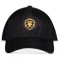 World of Warcraft Hommes, Casquette, World Of Warcraft - Lion's Head - Casquette ajustable pour homme, Noir, (Taille unique)