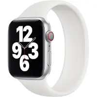 Apple Solo Strap en silicone pour l'Watch | 44/45/46/49 mm - Taille 12 - Blanc