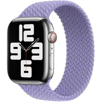 Apple Bracelet Solo Tressé pour l'Watch | 38/40/41/42 mm - Taille 6 - Lavande