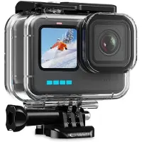 Tech-Protect Etui GA200 wodoodporne do GoPro Hero 9 / 10 / 11 / 12 - przezroczyste, Caméra d'action : accessoires, Transparent