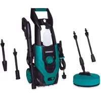 Vonroc Nettoyeur haute pression V14-2 – 1400W – 110 bar | Nettoyeur de terrasse et accessoires incl.