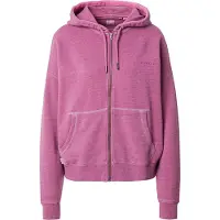 Superdry pour femme. W2012324A Essential Logo Overdyed Zh Sweatshirt pink (M), Casuel, Rose, Coton