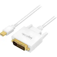 Logilink Câble adaptateur Mini DisplayPort - DVI, blanc